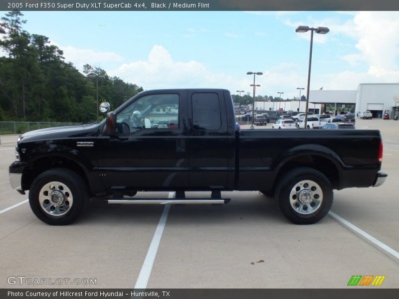 Black / Medium Flint 2005 Ford F350 Super Duty XLT SuperCab 4x4