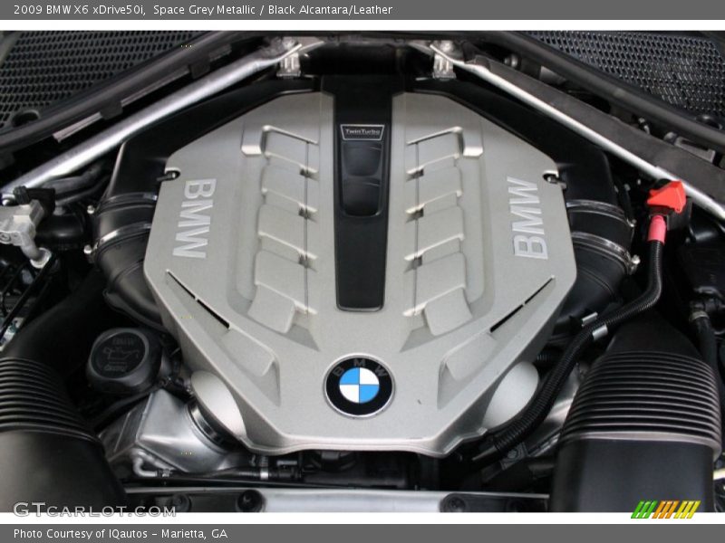  2009 X6 xDrive50i Engine - 4.4 Liter DFI Twin-Turbocharged DOHC 32-Valve VVT V8