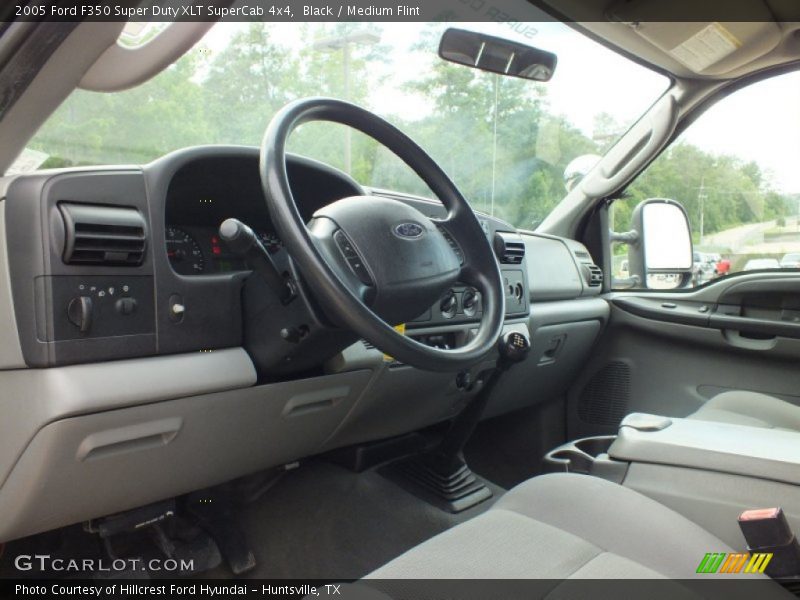 Black / Medium Flint 2005 Ford F350 Super Duty XLT SuperCab 4x4
