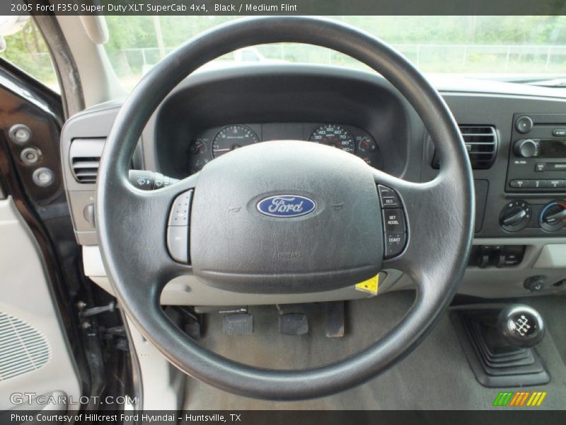 Black / Medium Flint 2005 Ford F350 Super Duty XLT SuperCab 4x4