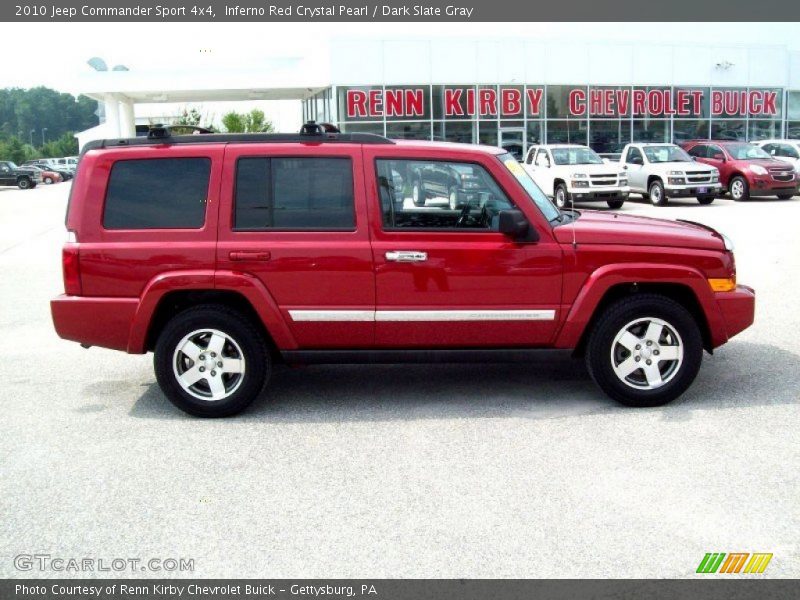 Inferno Red Crystal Pearl / Dark Slate Gray 2010 Jeep Commander Sport 4x4
