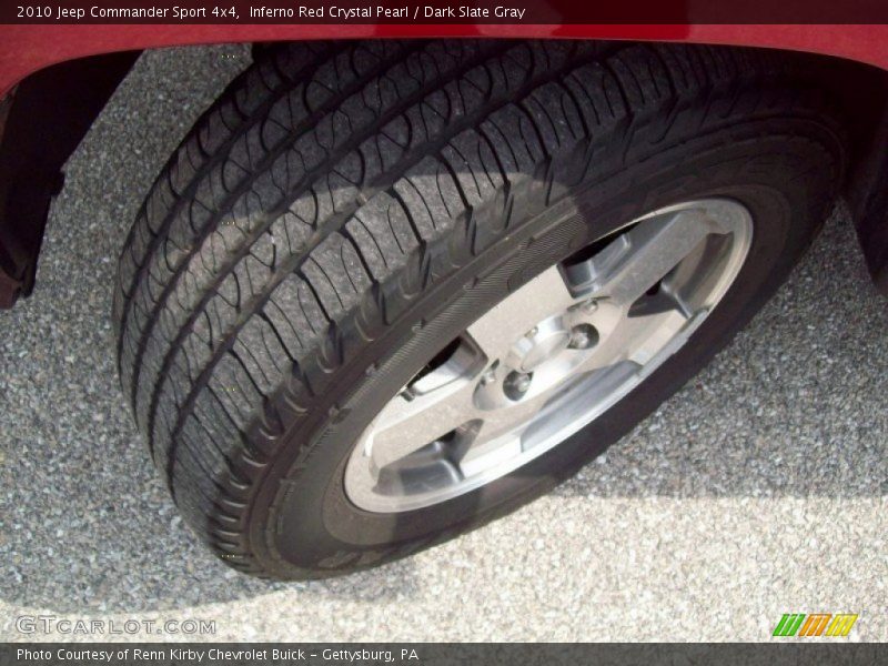 Inferno Red Crystal Pearl / Dark Slate Gray 2010 Jeep Commander Sport 4x4