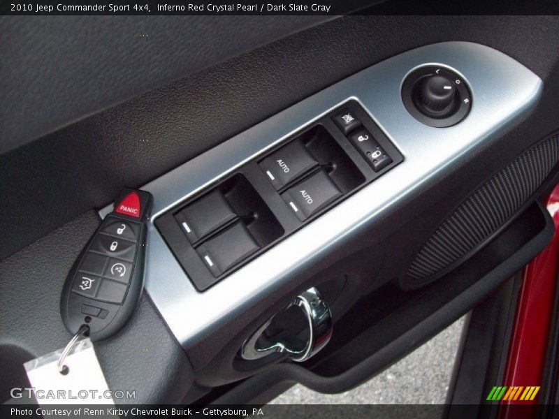 Inferno Red Crystal Pearl / Dark Slate Gray 2010 Jeep Commander Sport 4x4