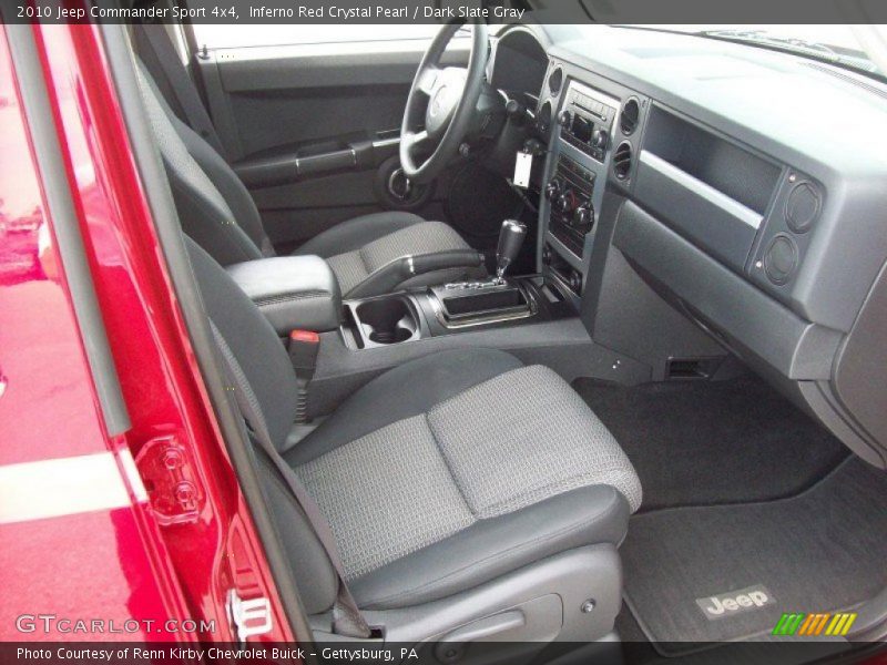 Inferno Red Crystal Pearl / Dark Slate Gray 2010 Jeep Commander Sport 4x4