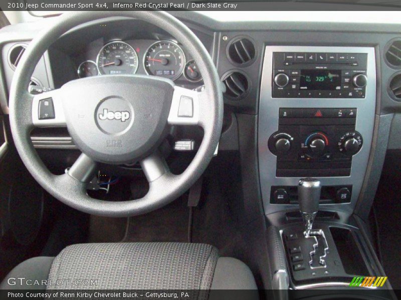 Inferno Red Crystal Pearl / Dark Slate Gray 2010 Jeep Commander Sport 4x4