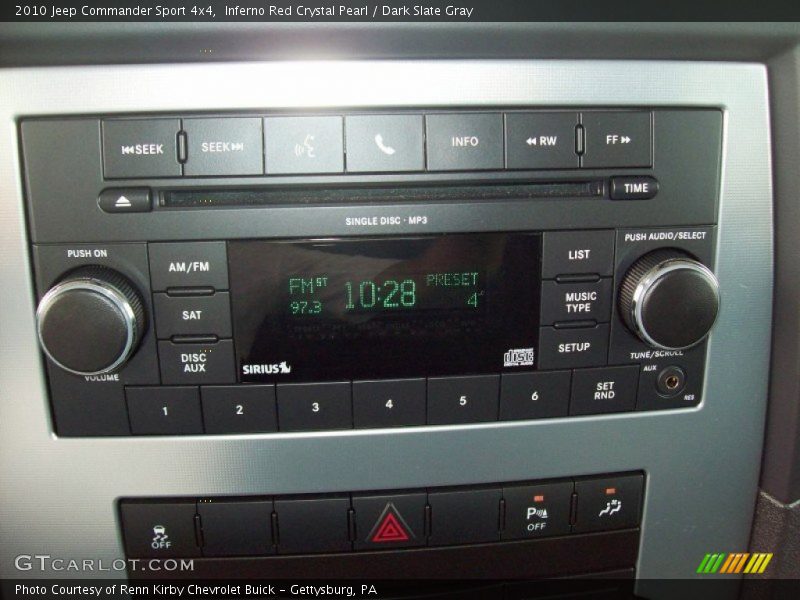 Inferno Red Crystal Pearl / Dark Slate Gray 2010 Jeep Commander Sport 4x4