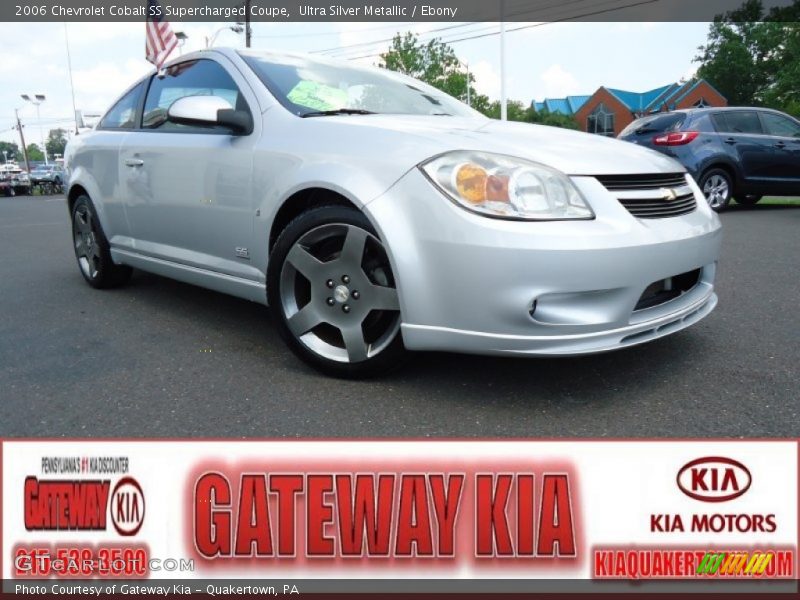 Ultra Silver Metallic / Ebony 2006 Chevrolet Cobalt SS Supercharged Coupe