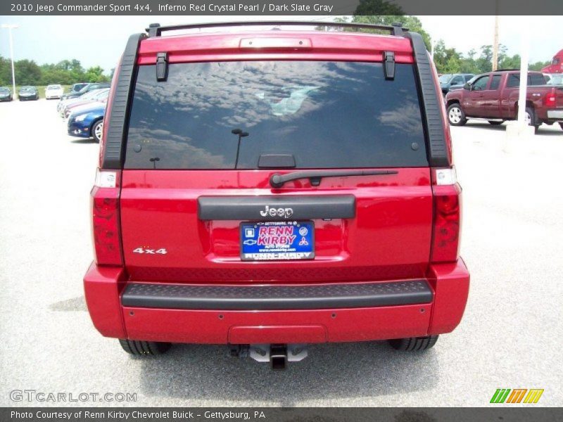 Inferno Red Crystal Pearl / Dark Slate Gray 2010 Jeep Commander Sport 4x4