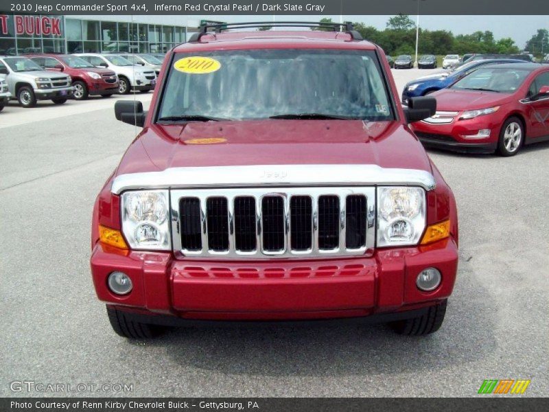 Inferno Red Crystal Pearl / Dark Slate Gray 2010 Jeep Commander Sport 4x4