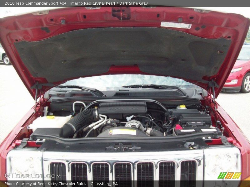 Inferno Red Crystal Pearl / Dark Slate Gray 2010 Jeep Commander Sport 4x4