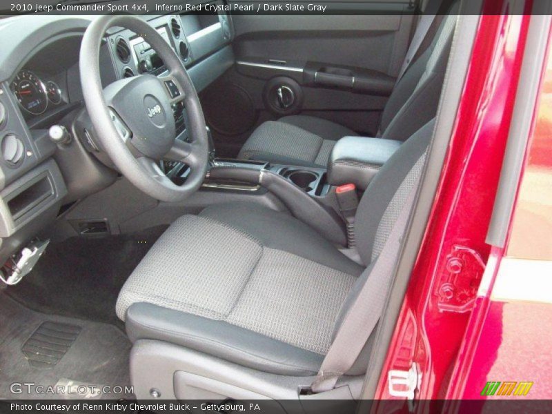 Inferno Red Crystal Pearl / Dark Slate Gray 2010 Jeep Commander Sport 4x4