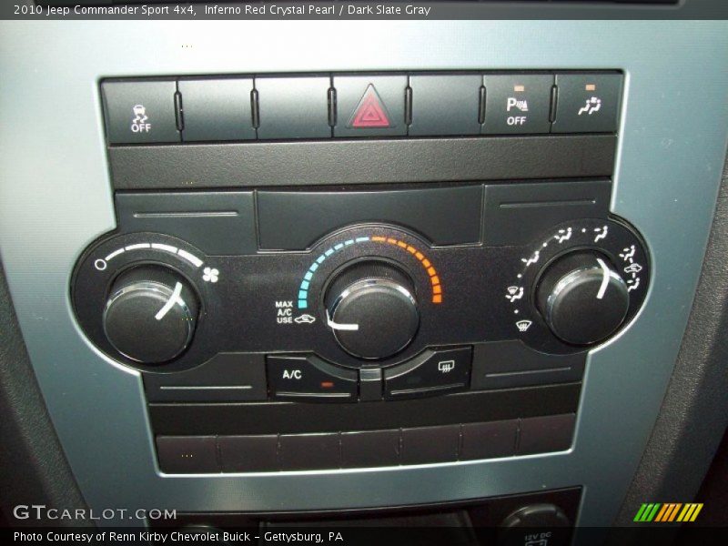 Inferno Red Crystal Pearl / Dark Slate Gray 2010 Jeep Commander Sport 4x4