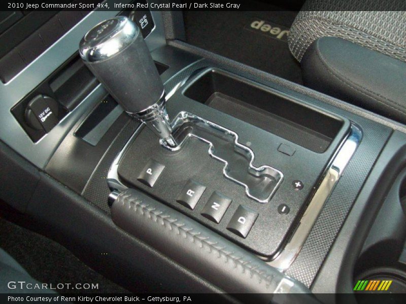 Inferno Red Crystal Pearl / Dark Slate Gray 2010 Jeep Commander Sport 4x4