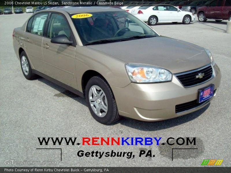Sandstone Metallic / Cashmere Beige 2006 Chevrolet Malibu LS Sedan