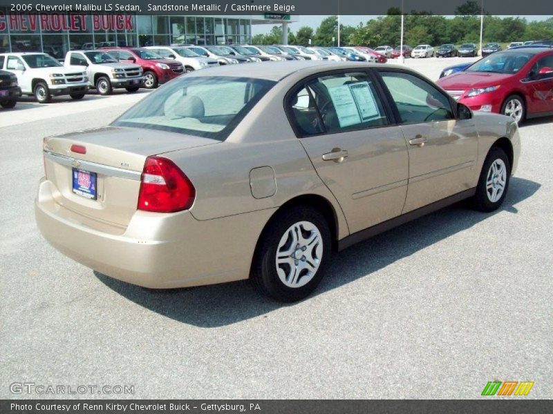 Sandstone Metallic / Cashmere Beige 2006 Chevrolet Malibu LS Sedan
