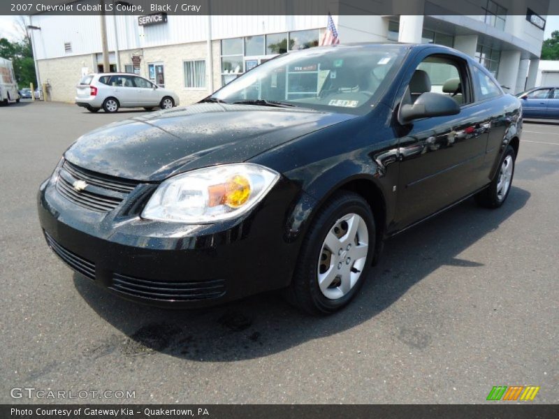 Black / Gray 2007 Chevrolet Cobalt LS Coupe