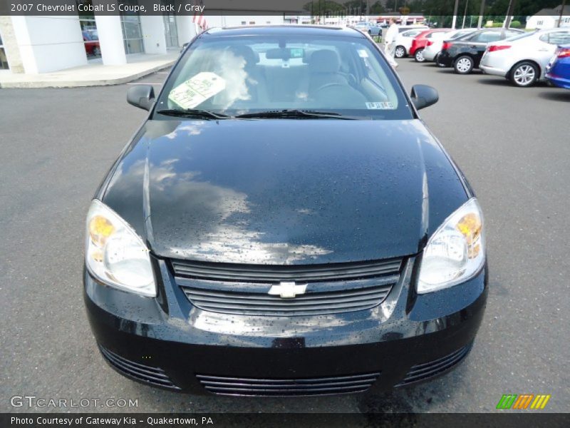 Black / Gray 2007 Chevrolet Cobalt LS Coupe