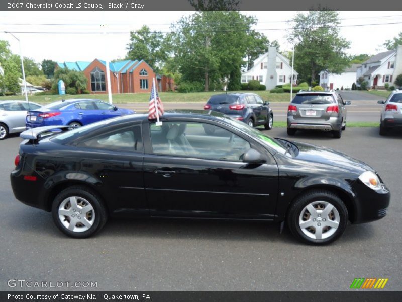 Black / Gray 2007 Chevrolet Cobalt LS Coupe