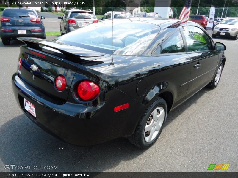 Black / Gray 2007 Chevrolet Cobalt LS Coupe