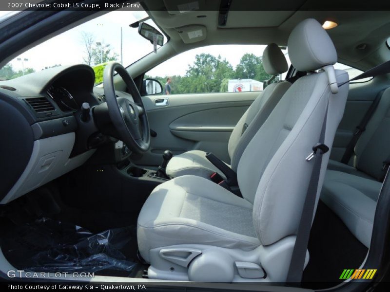 Black / Gray 2007 Chevrolet Cobalt LS Coupe