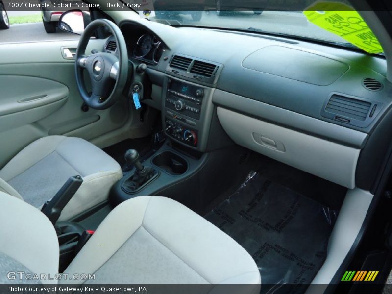 Black / Gray 2007 Chevrolet Cobalt LS Coupe