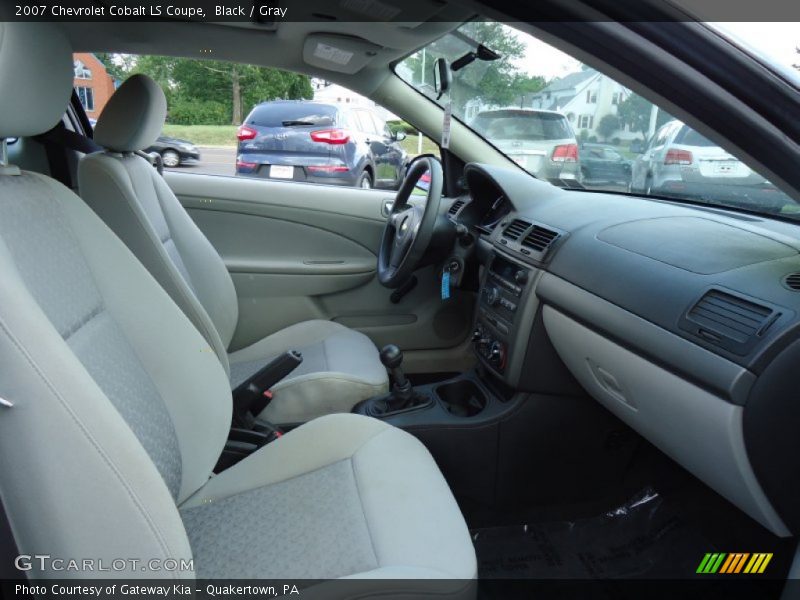 Black / Gray 2007 Chevrolet Cobalt LS Coupe