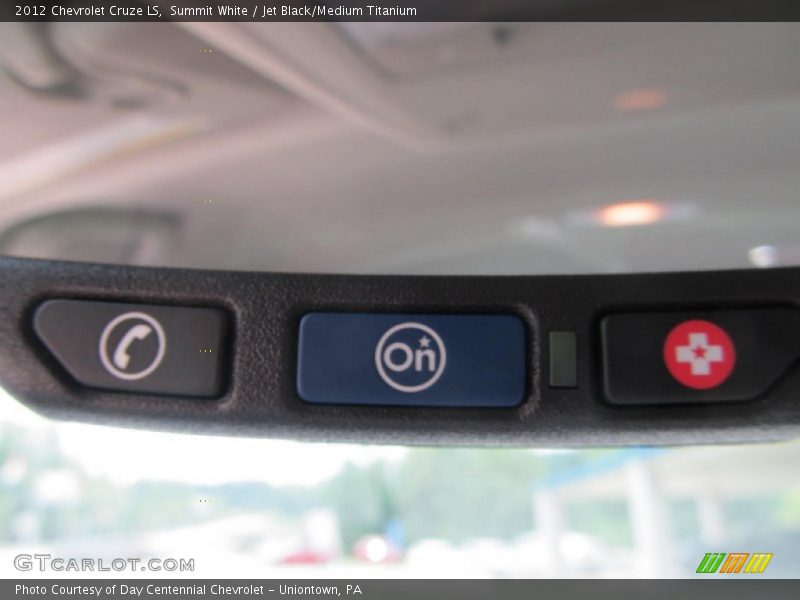 Summit White / Jet Black/Medium Titanium 2012 Chevrolet Cruze LS