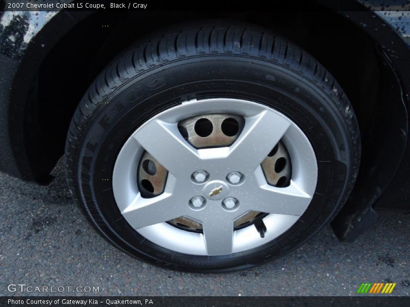 Black / Gray 2007 Chevrolet Cobalt LS Coupe