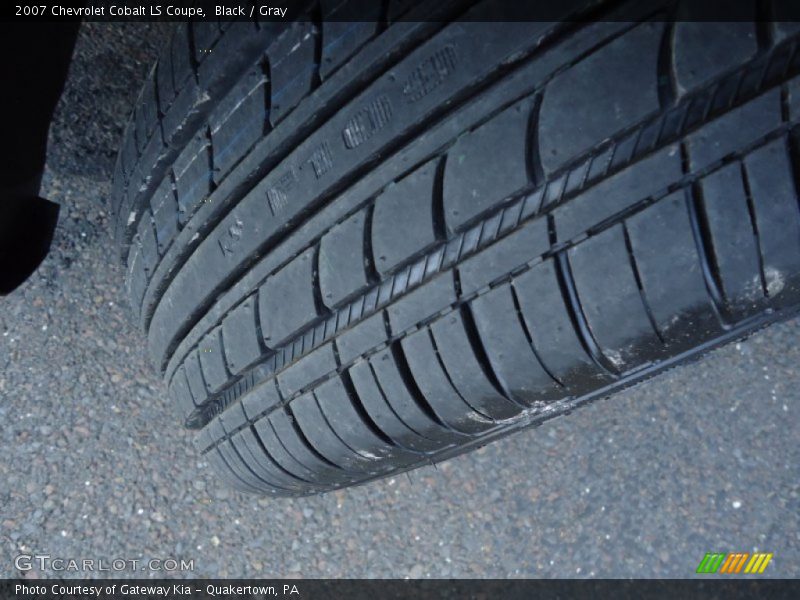 Black / Gray 2007 Chevrolet Cobalt LS Coupe