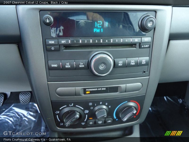 Black / Gray 2007 Chevrolet Cobalt LS Coupe