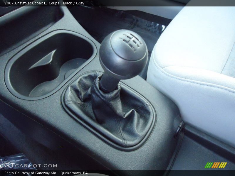 Black / Gray 2007 Chevrolet Cobalt LS Coupe