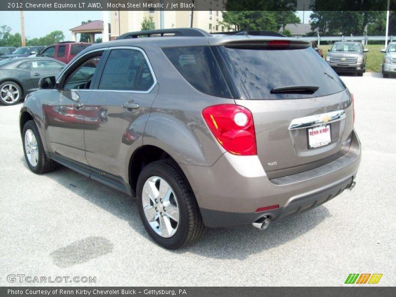 Mocha Steel Metallic / Jet Black 2012 Chevrolet Equinox LT AWD