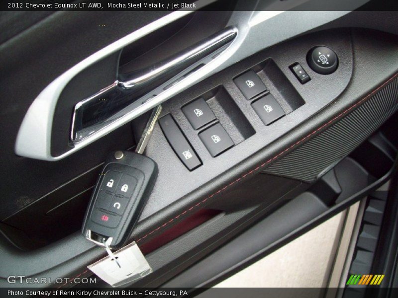 Mocha Steel Metallic / Jet Black 2012 Chevrolet Equinox LT AWD