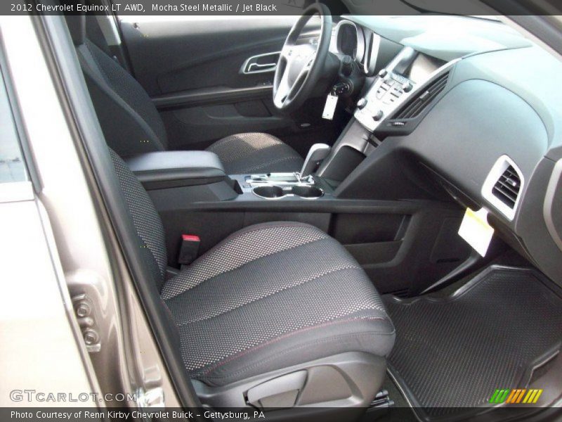 Mocha Steel Metallic / Jet Black 2012 Chevrolet Equinox LT AWD
