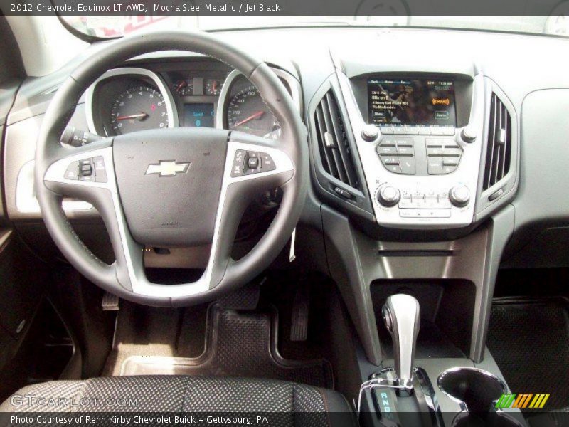 Mocha Steel Metallic / Jet Black 2012 Chevrolet Equinox LT AWD