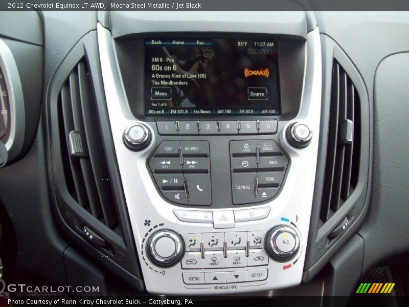 Mocha Steel Metallic / Jet Black 2012 Chevrolet Equinox LT AWD