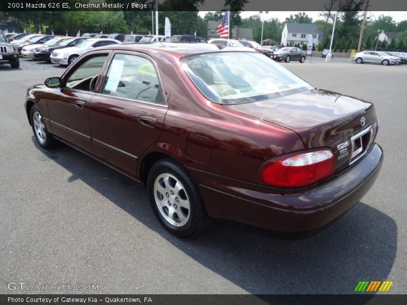 Chestnut Metallic / Beige 2001 Mazda 626 ES