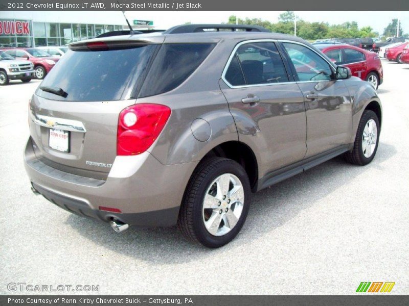 Mocha Steel Metallic / Jet Black 2012 Chevrolet Equinox LT AWD