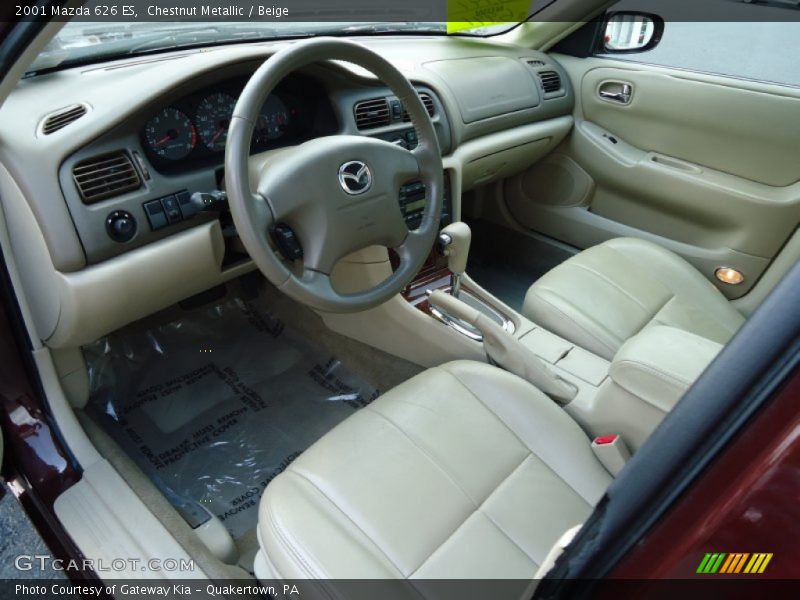 Beige Interior - 2001 626 ES 