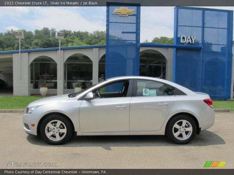 Silver Ice Metallic / Jet Black 2012 Chevrolet Cruze LT