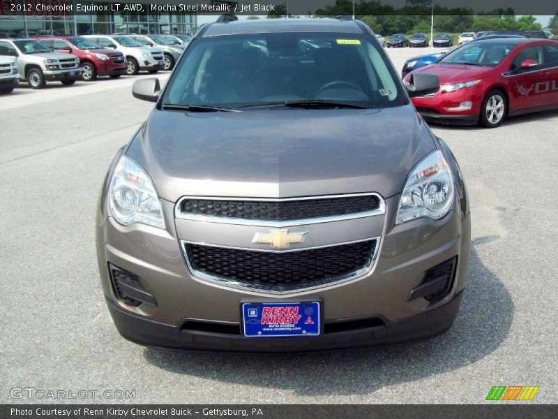 Mocha Steel Metallic / Jet Black 2012 Chevrolet Equinox LT AWD