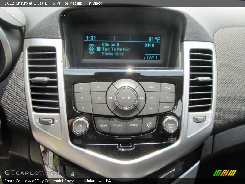 Silver Ice Metallic / Jet Black 2012 Chevrolet Cruze LT