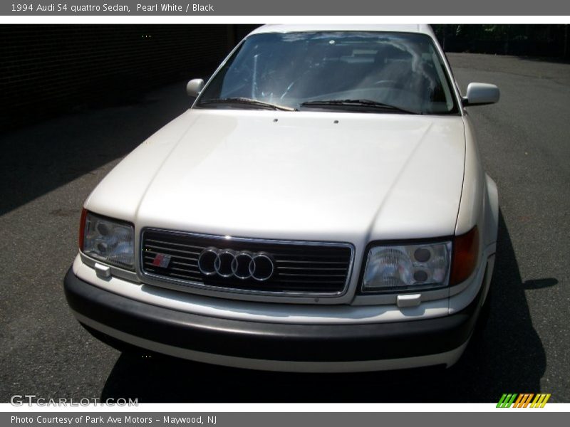 Pearl White / Black 1994 Audi S4 quattro Sedan