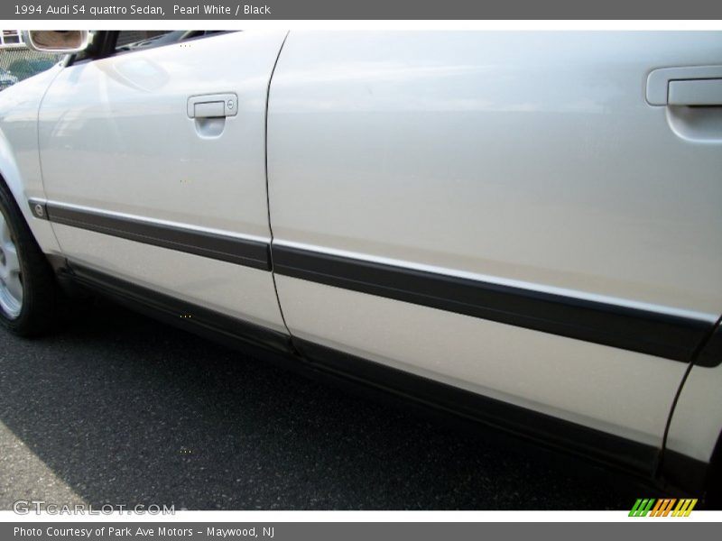 Pearl White / Black 1994 Audi S4 quattro Sedan