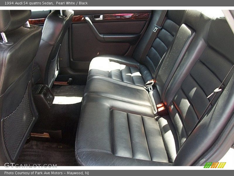 Rear Seat of 1994 S4 quattro Sedan