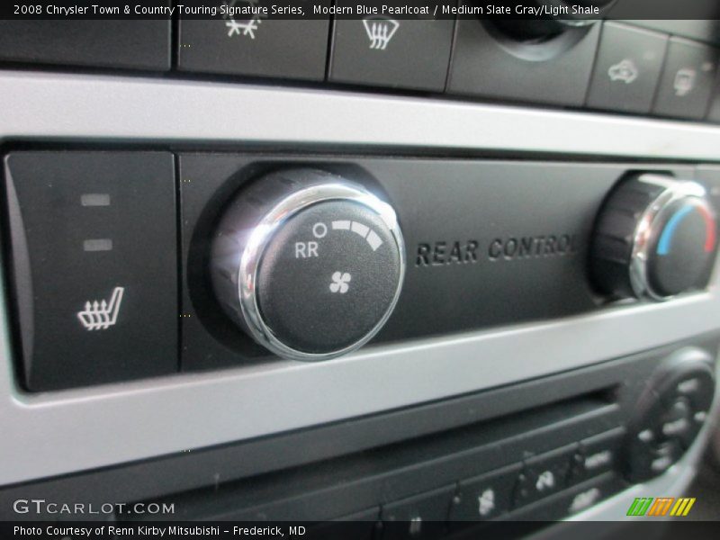 Modern Blue Pearlcoat / Medium Slate Gray/Light Shale 2008 Chrysler Town & Country Touring Signature Series