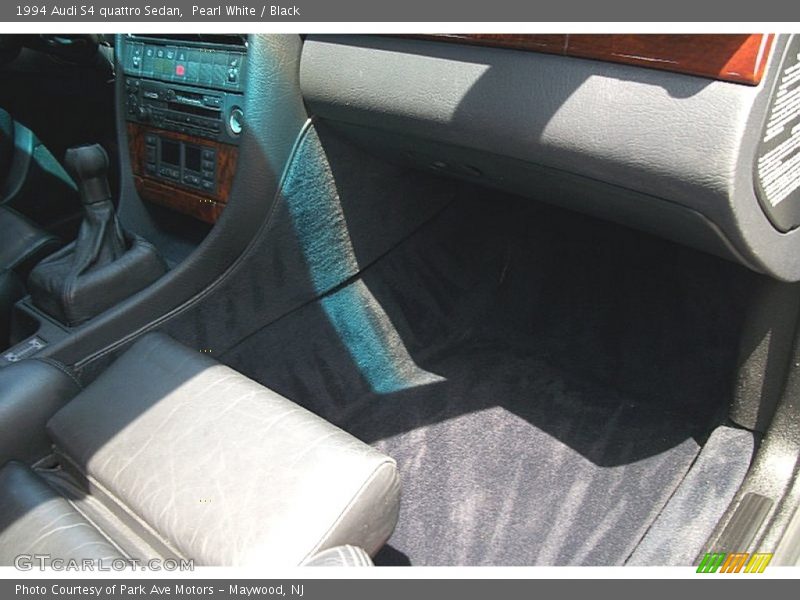 Pearl White / Black 1994 Audi S4 quattro Sedan