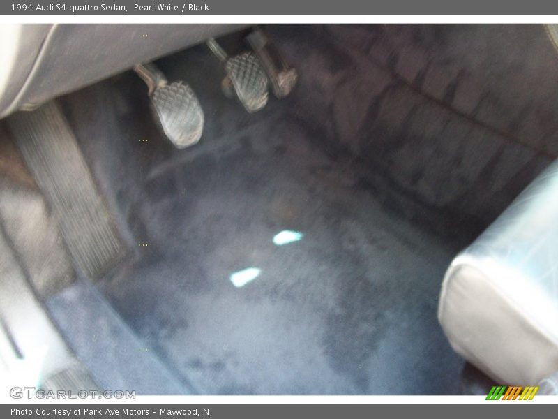Pearl White / Black 1994 Audi S4 quattro Sedan