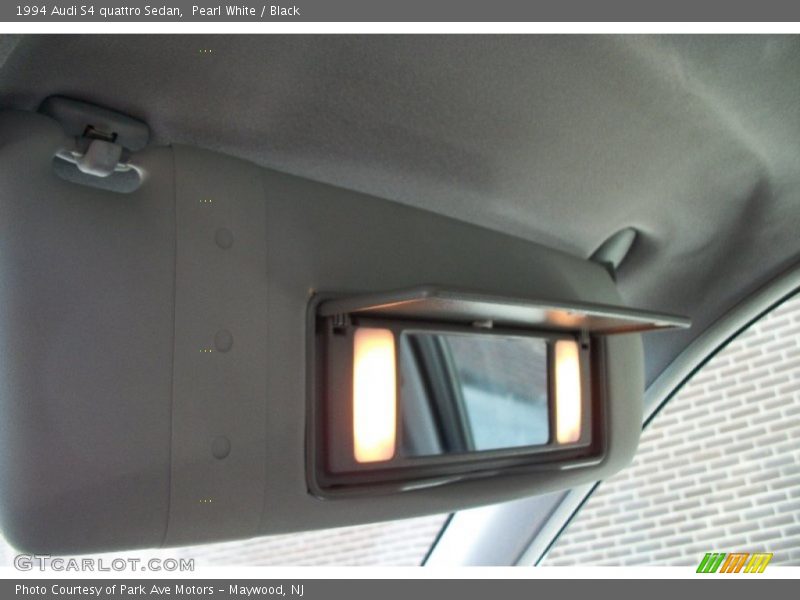 Pearl White / Black 1994 Audi S4 quattro Sedan