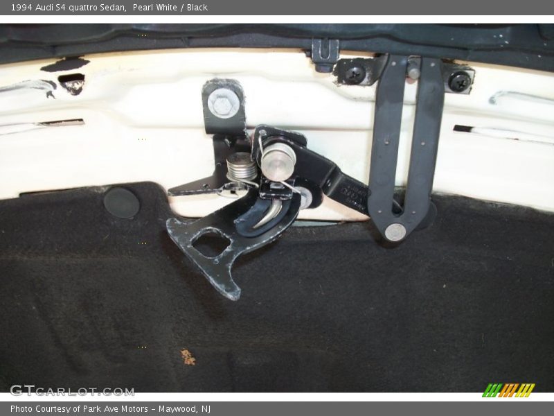 Pearl White / Black 1994 Audi S4 quattro Sedan